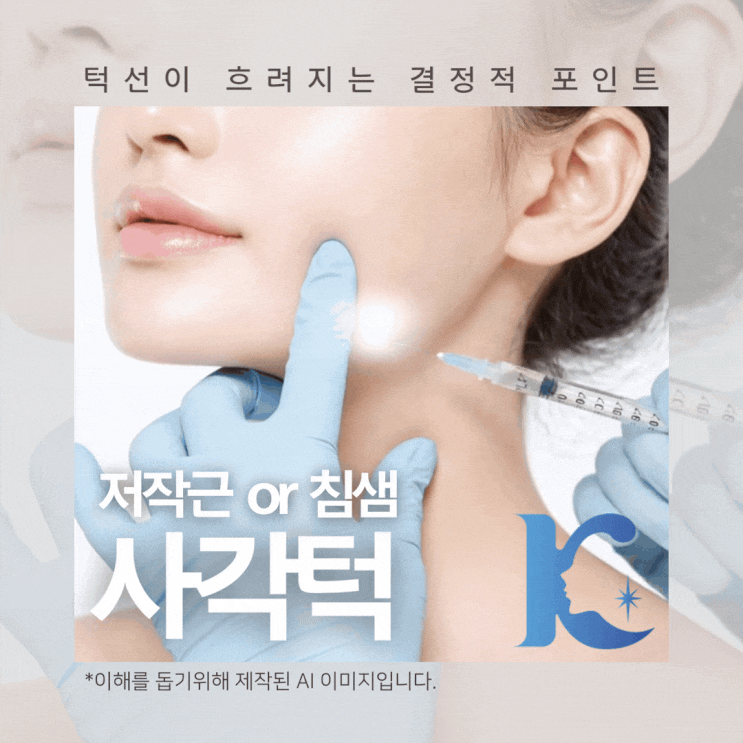  광주턱보톡스 사각턱과 침샘 차이점 및 수완지구피부과 주의사항
