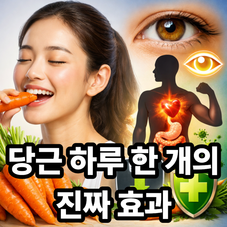  당근을 매일 먹으면 몸에 생기는 변화, 생각보다 놀라운 이유