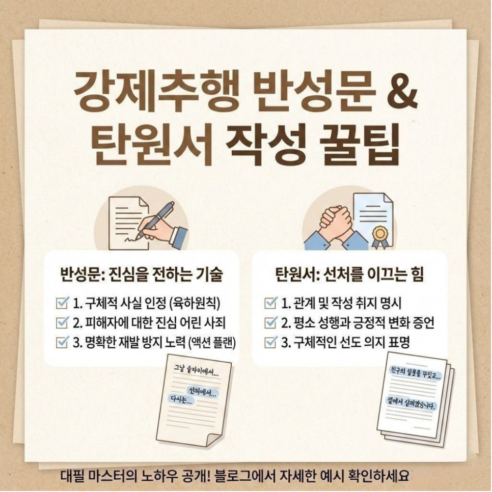 강제추행반성문 탄원서 작성방법 예시는 관련 사진