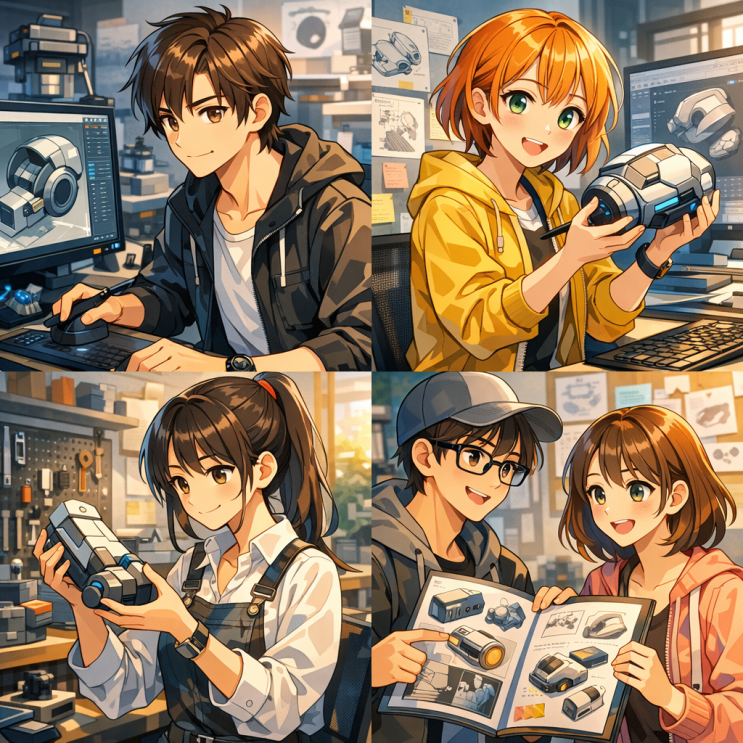  3D 제품디자인 학원 취업, 진짜 되는 사람들은 이렇게 준비합니다