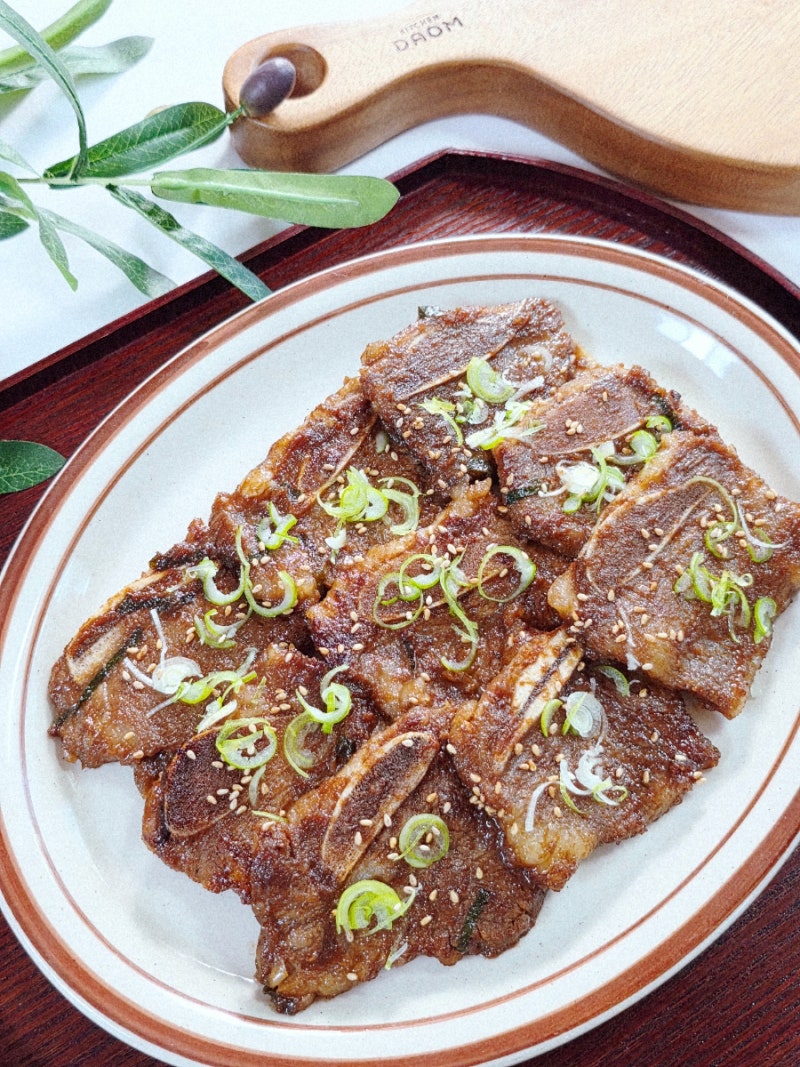 LA갈비 2kg 시판양념 맛있게 재는법, la갈비구이 초간단 끝판왕 레시피!