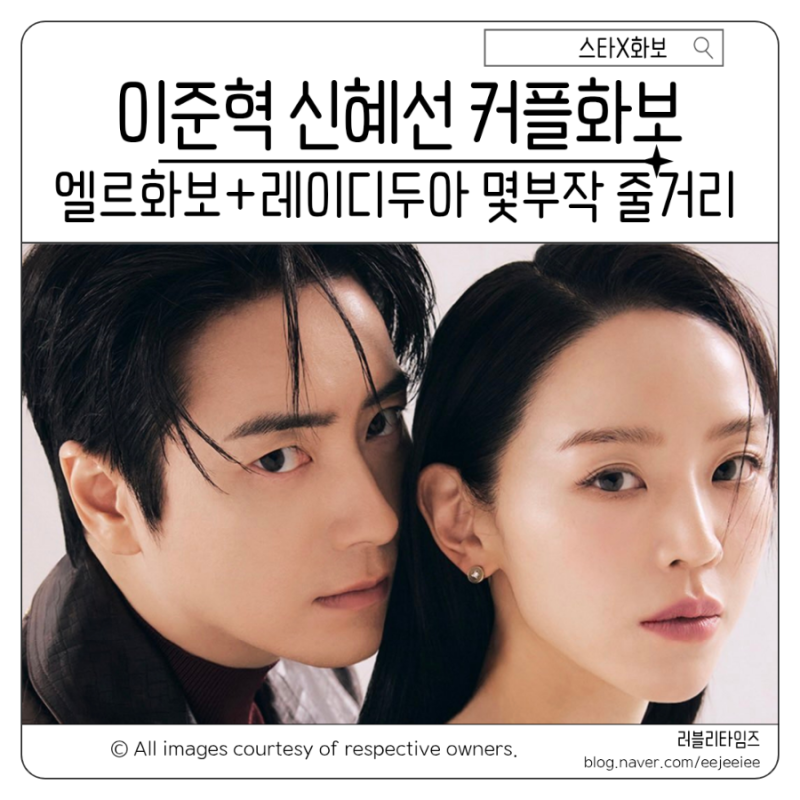 신혜선 이준혁 엘르화보 비밀의 숲 재회! 넷플릭스 레이디두아 공개일·몇부작