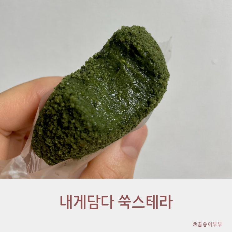  내게담다 쑥스테라 직접 먹어본 인생 쑥떡 후기