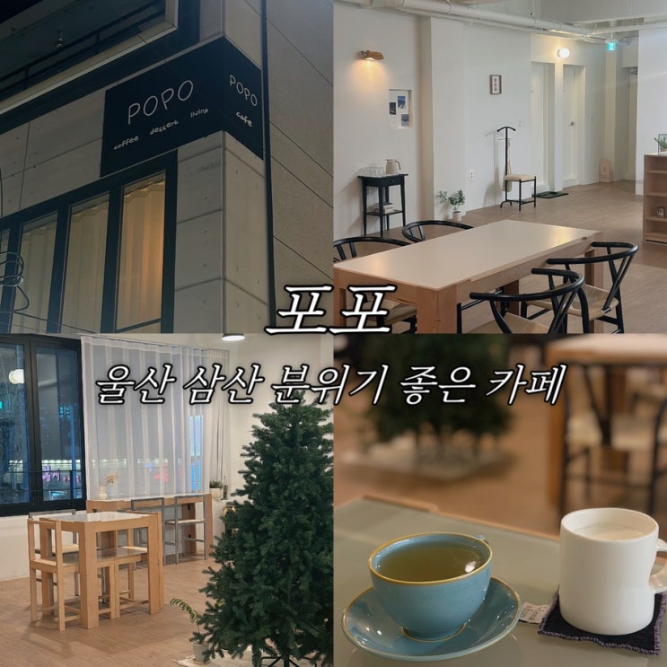  울산 삼산 분위기 좋은 카페 포포 달동 과일산도 맛집