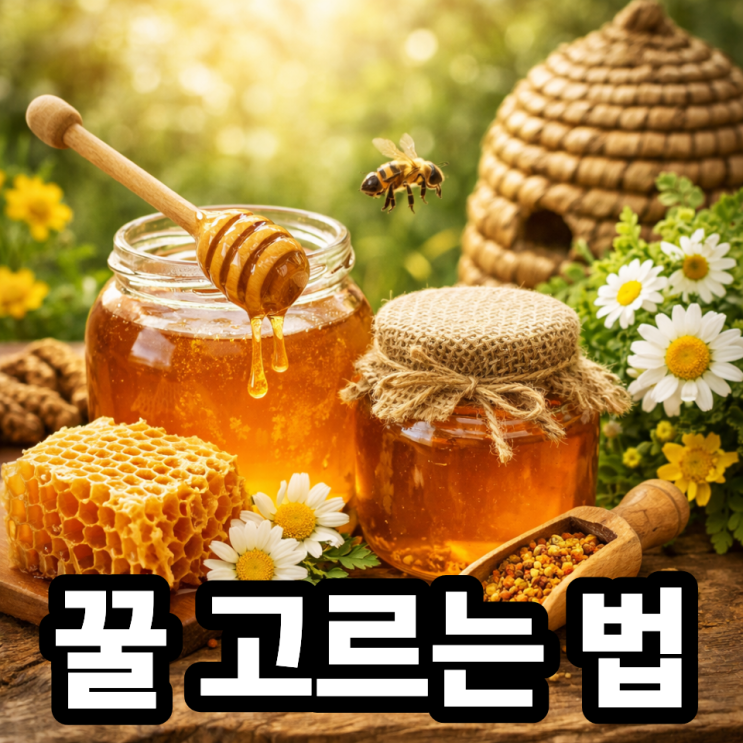   좋은 꿀 고르는 기준 5가지, 마트에서 실패 없이 고르는 법 총정리