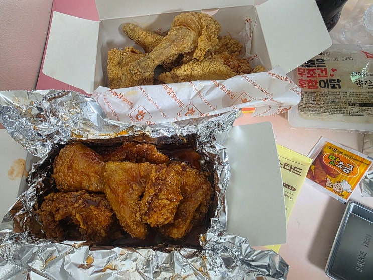  가성비 좋은 대전 치킨집｜바삭함이 살아 있는 후라이드와 양념치킨