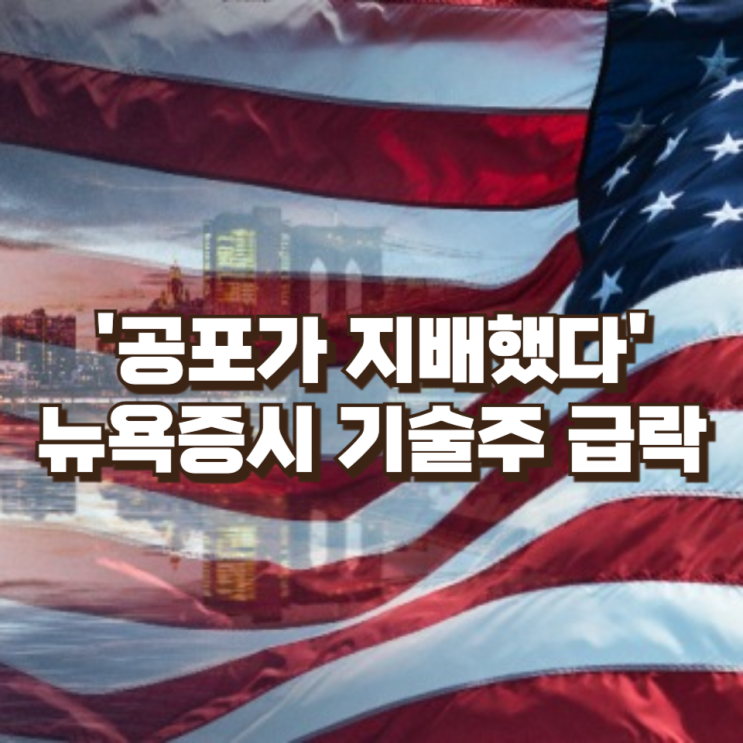  '공포가 지배했다' : 뉴욕증시를 덮친 기술주 급락과 VIX 폭등의 의미