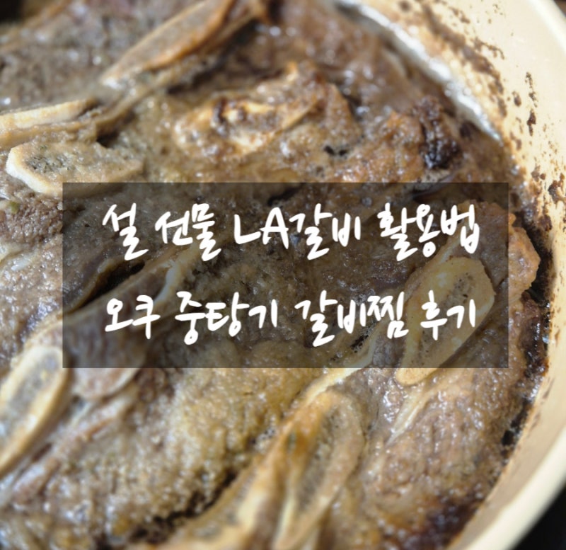 오쿠 중탕기로 만든 LA 갈비찜 후기