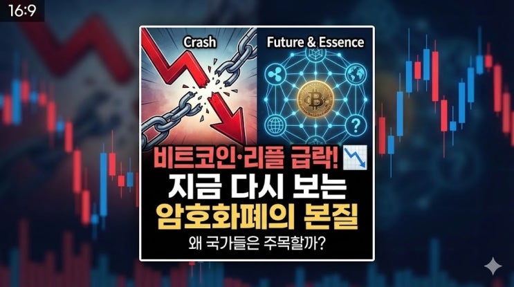  비트코인·리플 고점 대비 급락, 지금 다시 봐야 할 암호화폐란 무엇인가