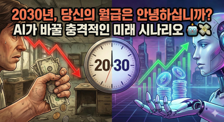  2030년, 당신의 월급은 안녕하십니까? AI가 바꿀 충격적인 미래 시나리오
