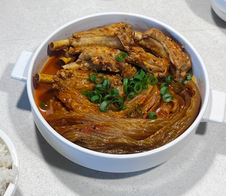  등갈비김치찜 황금 레시피 마지막한 스푼이 맛을 바꿔요