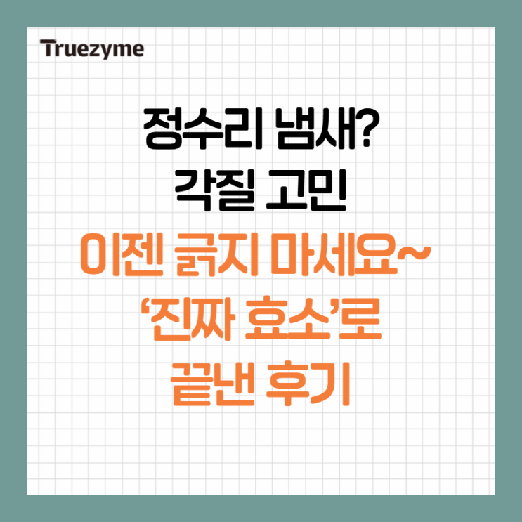  [두피관리] 오후만 되면 떡지는 머리 & 각질 고민, '진짜 효소'로 끝낸 후기