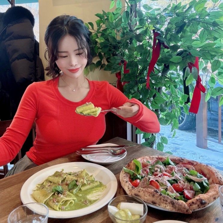  라온식탁 동편마을 맛집 화덕피자 생면 파스타 잘하는 곳 (+블루리본)