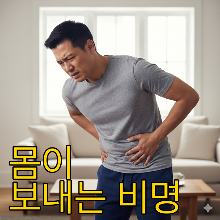  왼쪽 옆구리 통증, 단순 담일까? 놓치면 안 되는 위험 신호