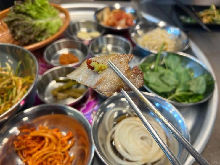  [전민동] 회식장소 고기집 추천 피그돈 / 한돈 세트B