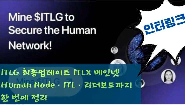  ITLG 최종 업데이트와 ITLX 메인넷을 향한 중요한 순간 그리고 Human Node · ITL · 리더보드까지 한 번에 정리