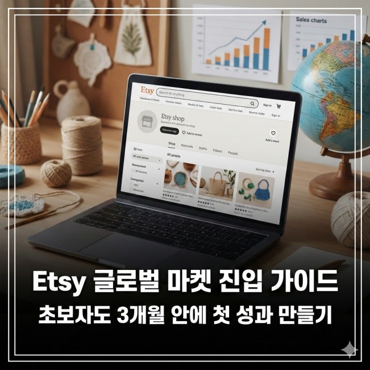  Etsy 글로벌 마켓 진입 가이드, 초보자도 3개월 안에 첫 성과 만들기