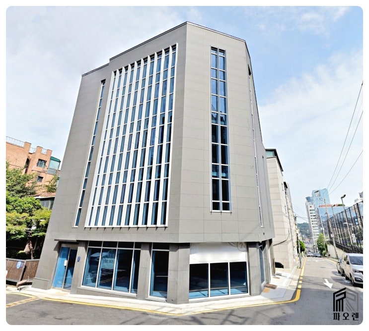  대치동 휘문고 옆 신축 사옥 통임대 | 자주식 주차 4대·남향 채광 111평