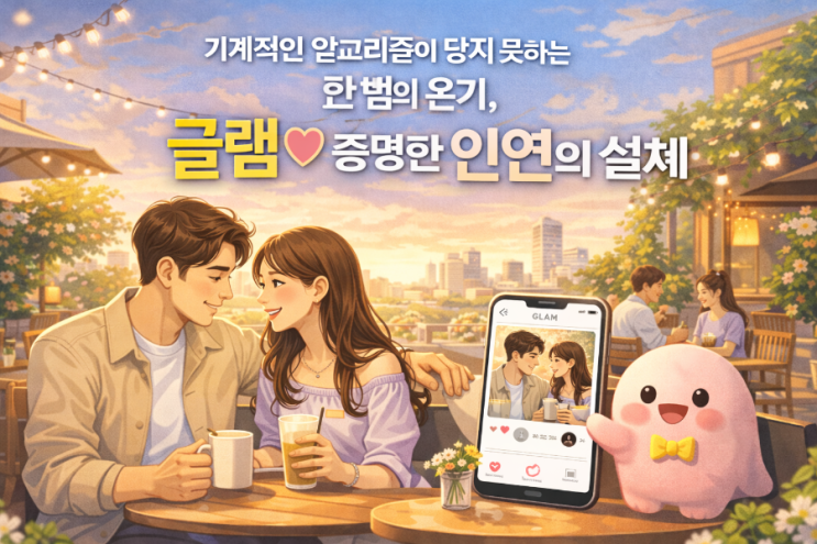  추천코드- YA7HJ4. 기계적인 알고리즘이 닿지 못하는 한 뼘의 온기, 글램(GLAM)이 증명한 인연의 실체