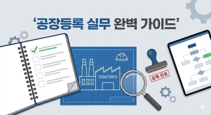  공장등록, 어디서부터 막히는지 5단계 로드맵(산단/비산단 완전정리)