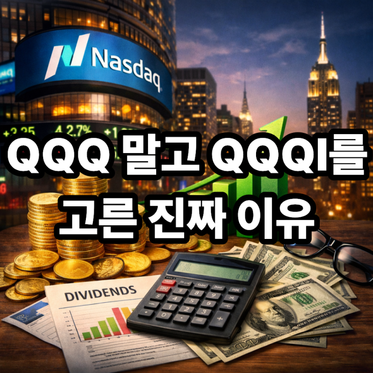  QQQI 선택한 이유 정리｜나스닥 고배당 ETF를 포트폴리오에 넣은 결정적 이유