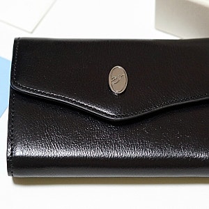 오에르 지갑 Lina trifold wallet 블랙 내돈내산 카드 현금 수납까지