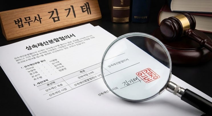  인천 상속재산분할 협의서 작성 실무 - 도장·서명 하나로 무효되는 실제 사례 체크리스
