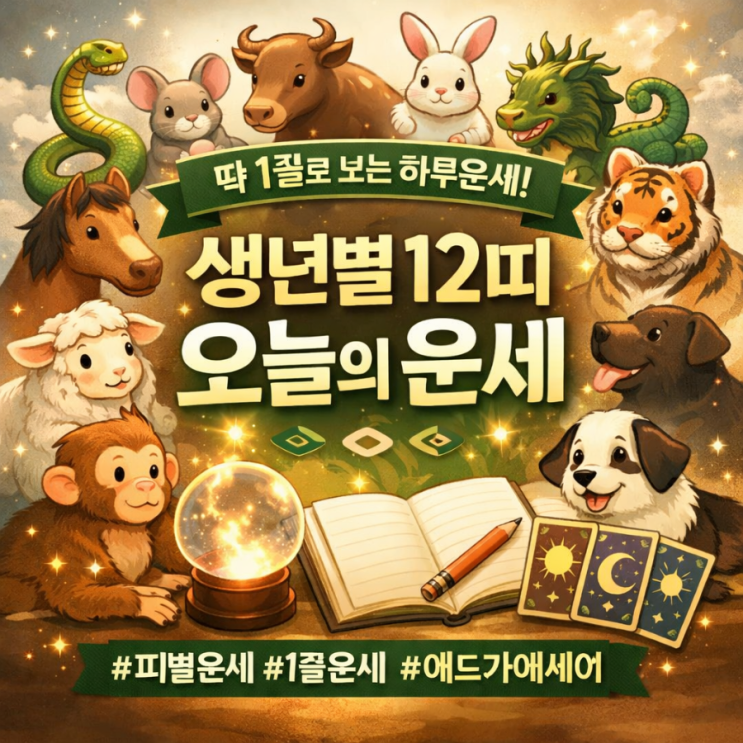  간결한데 딱 맞는 오늘의 운세 20260207.