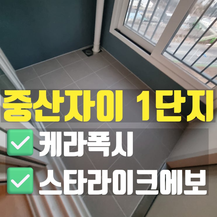  경산 중산자이 1단지 마페이 케라폭시, 리토콜 스타라이크에보 에폭시 줄눈시공