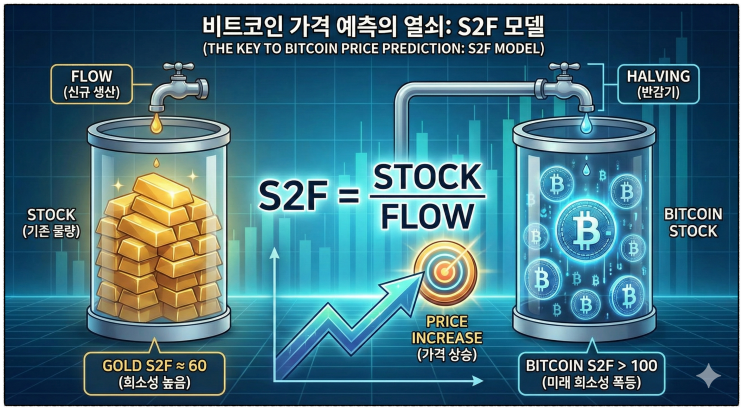  비트코인 1개당 10억 간다? 가격 예측의 성지 'S2F 모델' 완벽 해설