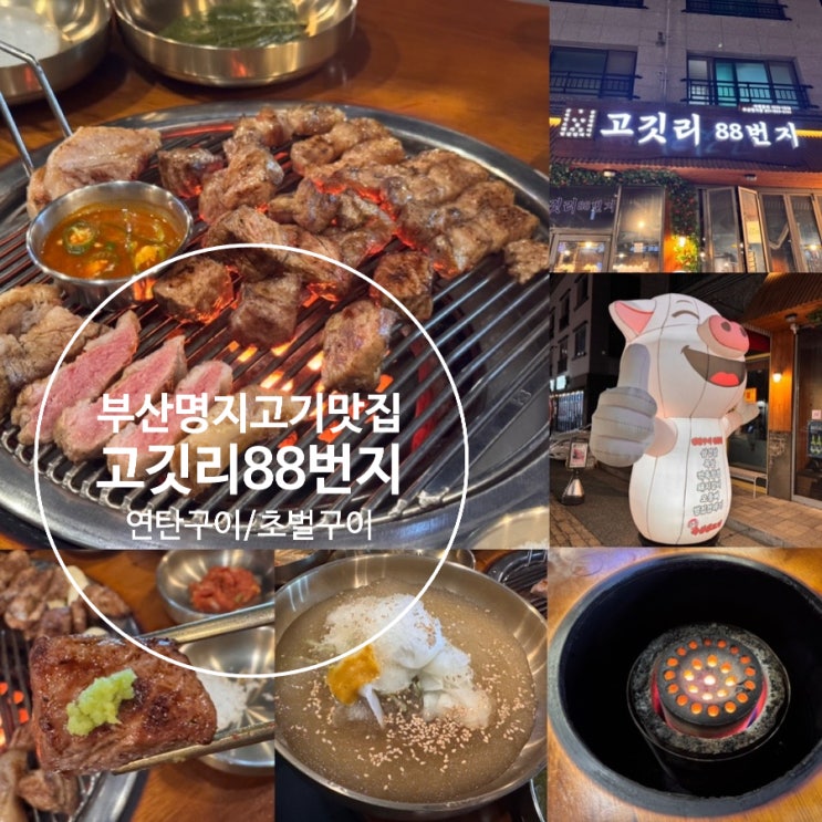  부산 명지고기맛집 고깃리88번지 부산명지점 초벌구이 연탄구이 돼지고기맛집 고깃리 B세트 맛후기 (+ 메뉴, 맛, 분위기, 예약, 주차, 리뷰이벤트 정보 등)