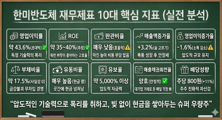  한미반도체로 배우는 재무제표 기초: "돈 잘 버는 우량주"의 정석 2탄