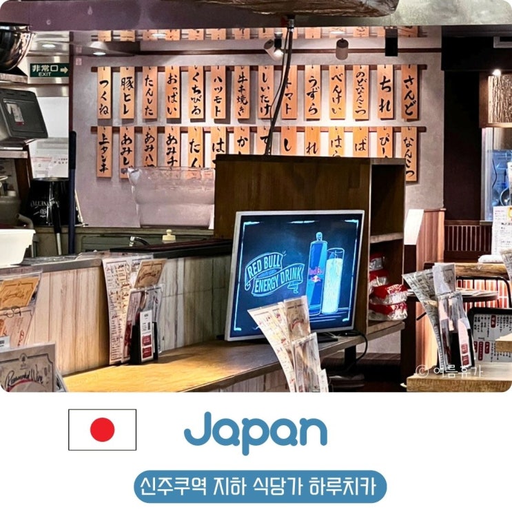  신주쿠역 맛집 추천 푸드 코트 지하 식당가 하루치카 후기