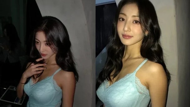 트와이스 지효, 군살 없는 팔 라인에 압도적 볼륨감까지…언더웨어 화보 현장 올킬