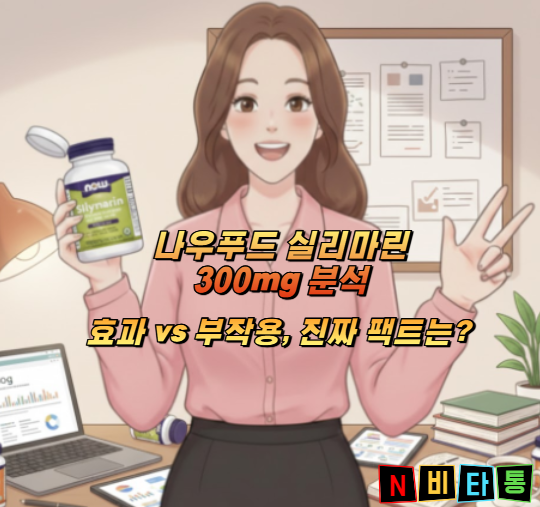 나우푸드 실리마린 300mg 효과 있을까? 밀크씨슬 복용법 및 부작용 총정리(간건강 2탄)