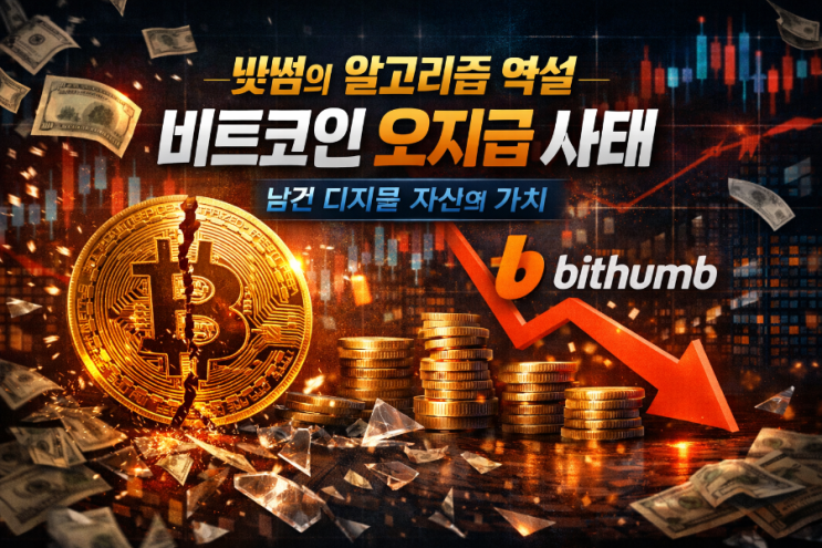   [INSIGHT] 빗썸의 알고리즘 역설: 비트코인 오지급 사태가 남긴 디지털 자산의 가치