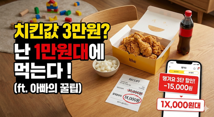  치킨값 3만원 시대, 쌍둥이 아빠가 1만원대에 퉁친 비결 (두배마마 칭찬 획득)