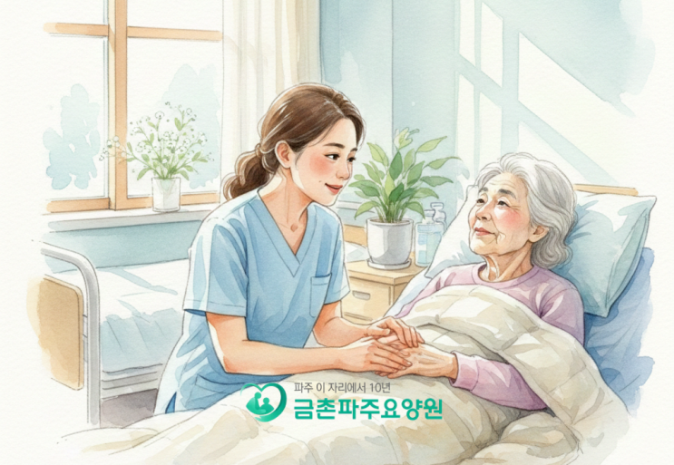  치매 어르신 돌봄 일상, 겨울 요양원의 아침 풍경