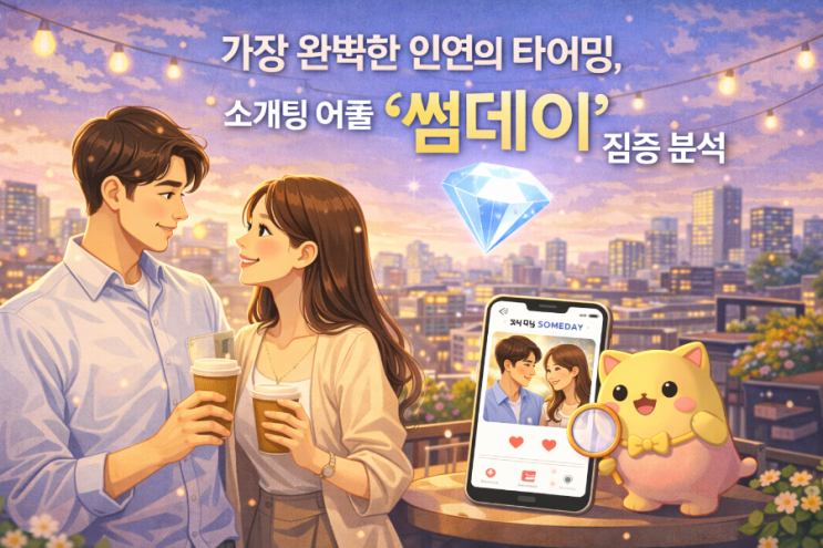  초대코드- SGY0008. 가장 완벽한 인연의 타이밍, 소개팅 어플 '썸데이' 집중 분석 