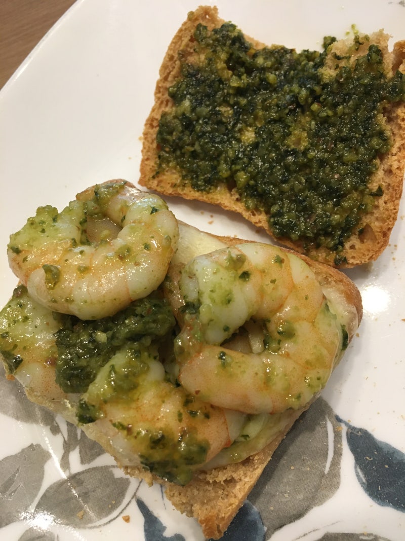 100% 통밀 치아바타 바질리프 레시피 추천! 바질새우치아바타
