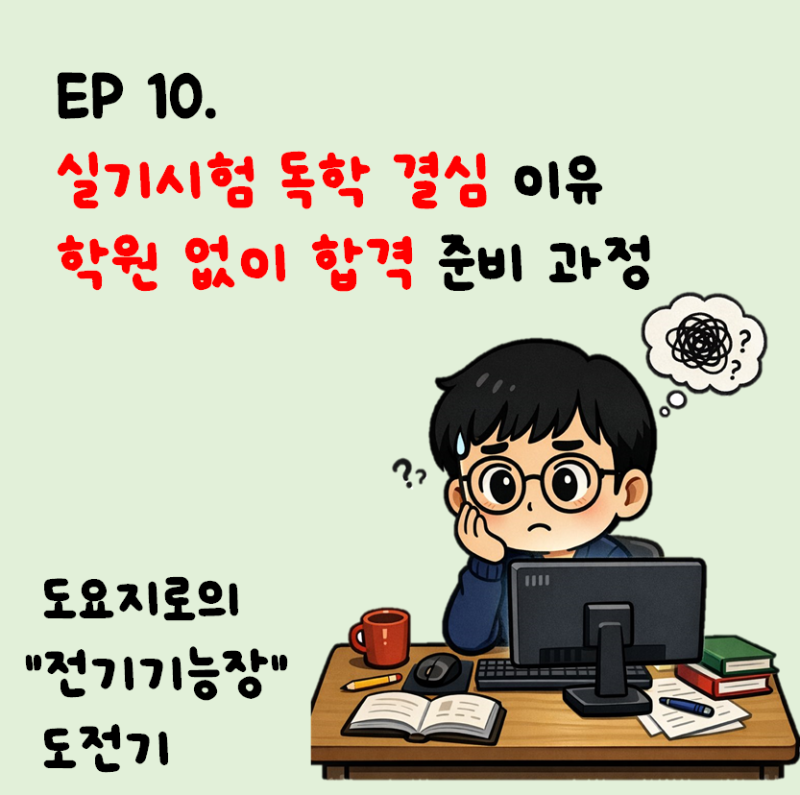 전기기능장 도전기 (10) - 실기시험 독학 결심 이유 및 학원 없이 합격 준비 과정
