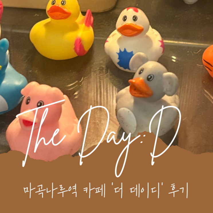  마곡나루역 카페 더 데이디 내돈내산｜예약 모임하기 좋은 조용한 카페