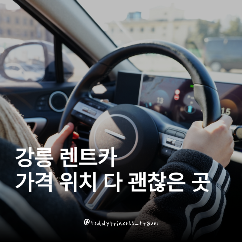 강릉 렌트카 추천 대한렌트카 비용 부전역 동해선 강릉기차여행