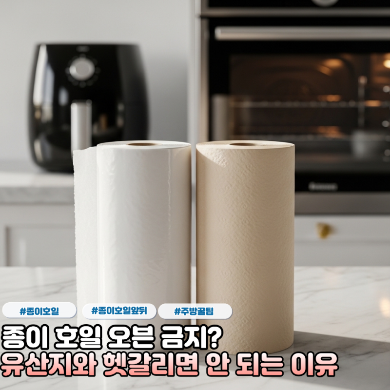 종이 호일 오븐에 넣으면 안 된다고? 유산지와 헷갈리면 큰일 나는 이유