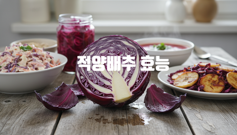 적양배추효능 총정리 핵심만 일반 양배추와 차이 씻는 법 보관법 먹는 방법까지