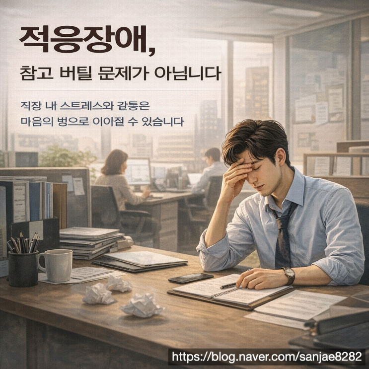  적응장애도 산재입니다 업무 스트레스 산재 인정 기준 정리