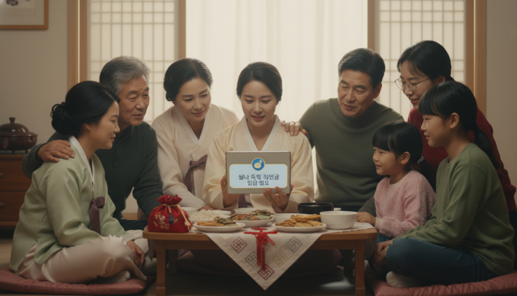  설 명절, 돈 걱정에 한숨 쉬는 분들? 정부가 드디어 칼 뺐네요. 1.4조원 복지급여 '일주일' 먼저 줍니다.
