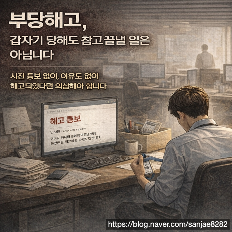  갑작스러운 해고 부당 해고 기준부터 확인하셔야 합니다