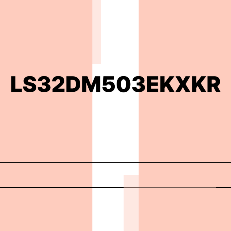  LS32DM503EKXKR 가성비 분석