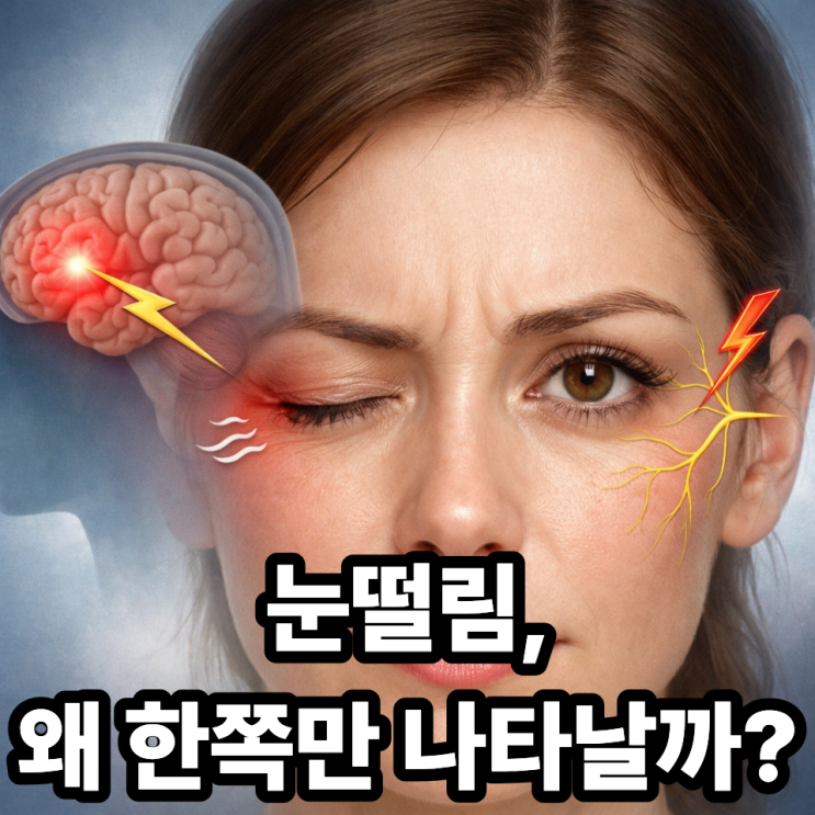   눈떨림이 한쪽만 나타날 때 의미｜그냥 피로일까, 신호일까?
